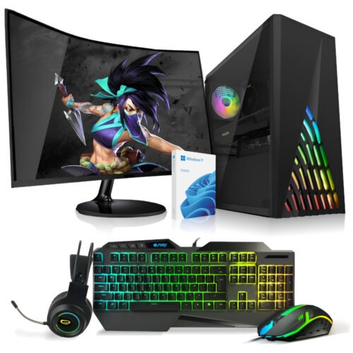 Zestaw Komputer Gamingowy EvoX / Intel / GeForce RTX 3050 / 16GB / WiFi